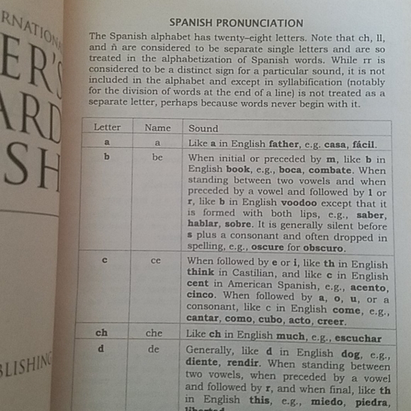 ⭐️ Webster's Spanish/English Dictionary - Picture 5 of 5